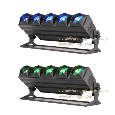 Disco lighting 0.5m 5x15w RGBW Blinder Beam+Lights